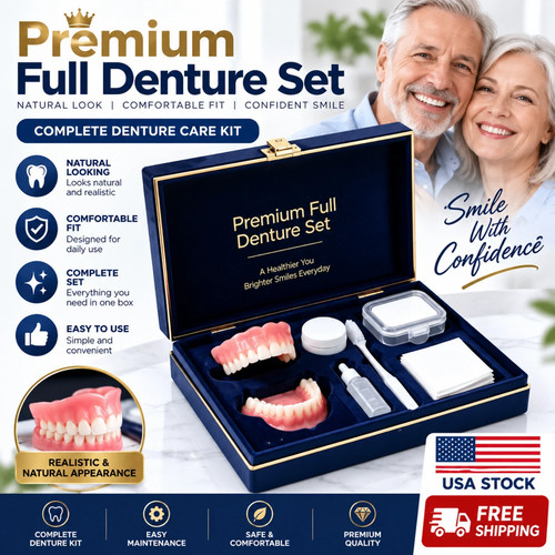 Premium silicone dentures kit - premium,